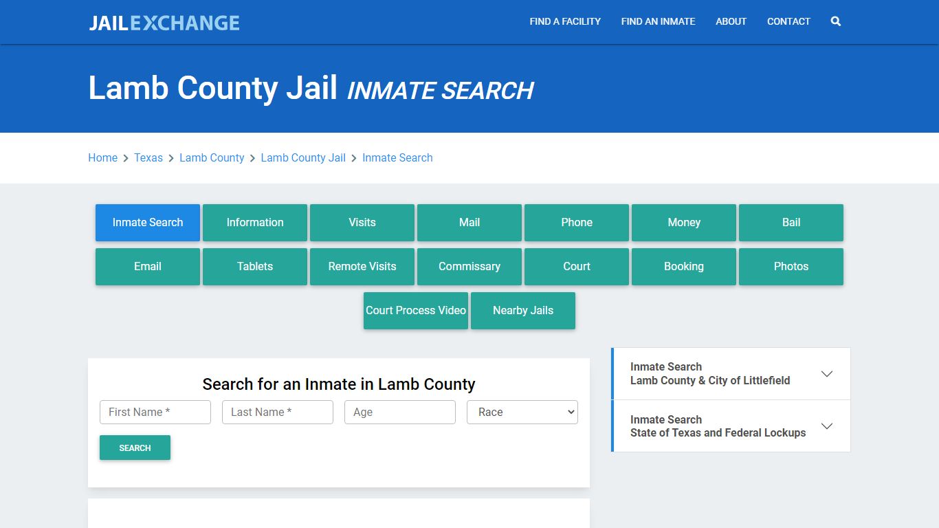 Lamb County Jail, TX Inmate Search: Roster & Mugshots